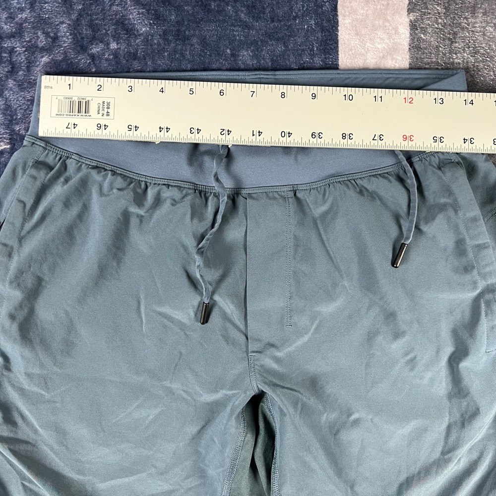Lululemon Mens T.H.E. Short Teal Blue Green Size Medium Activewear - Picture 4 of 8